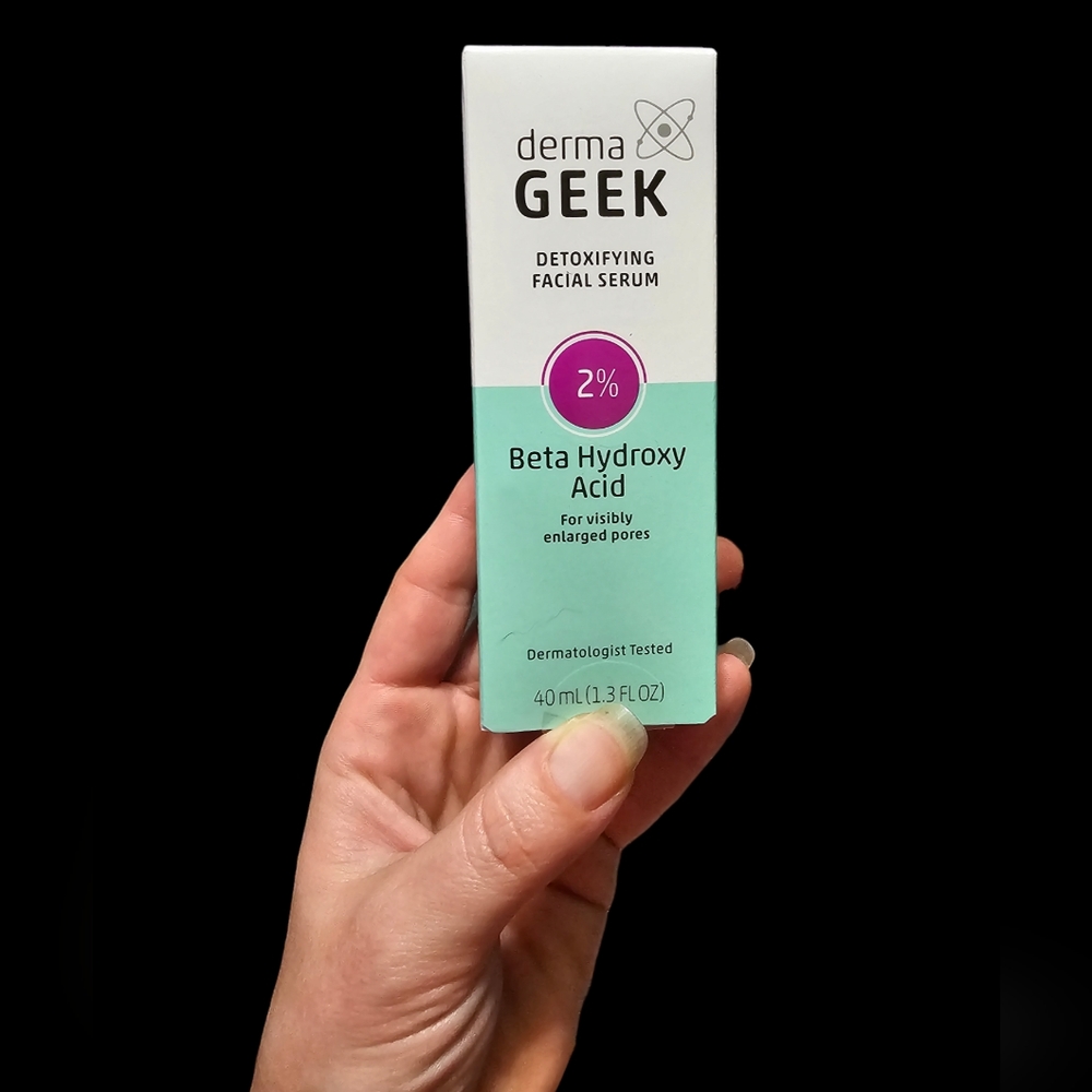 dermaGEEK Detoxifying Facial Serum with 2% Beta Hydroxy Acid, 1.3 fl oz